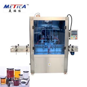 Bottle Filling Equipment 4 Nozzles Filling Machine With Servo System