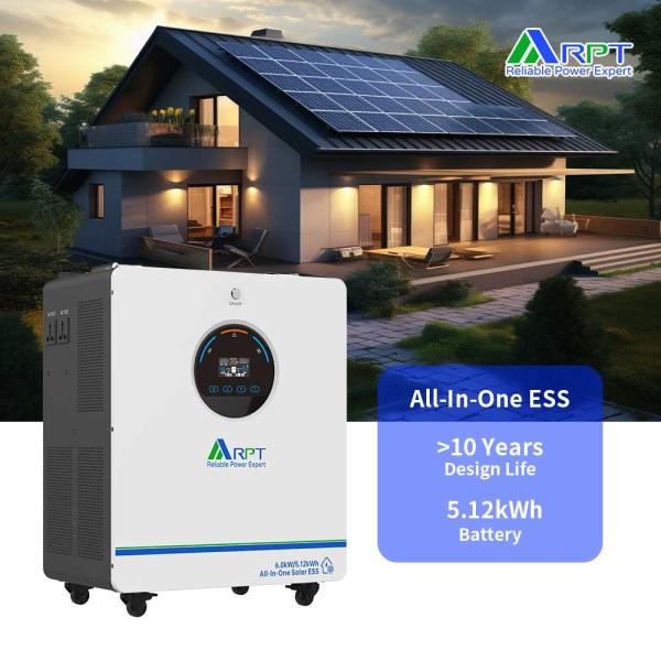 RPT-Battery 6KW Solar Inverter 51.2V 100AH LiFePO4 Lithium Battery for 6KW 5