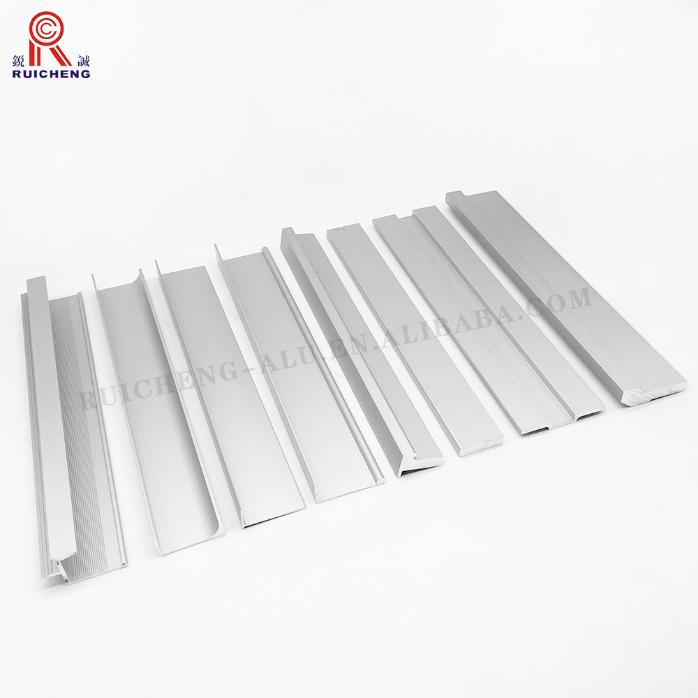 Kitchen Cabinet Aluminum Handle Profile Customized 6063 T5 Extrusions