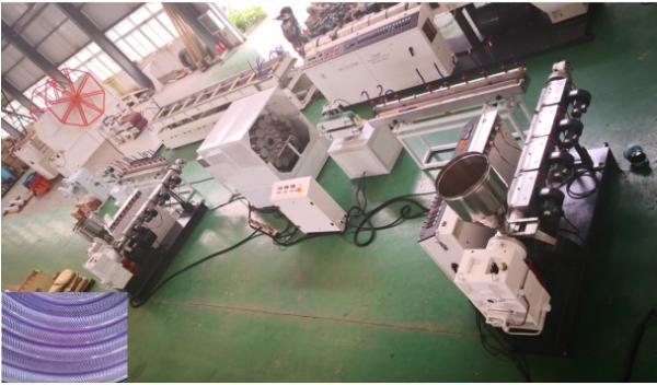 10-38mm 0.5-2inch Fiber Reinforced PVC Pipe Machine Flexible Ventilation Duct