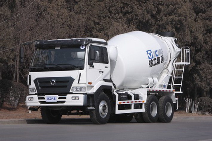 6m3 Concrete Mixer Transport Truck With 9.726L Displacement Engine