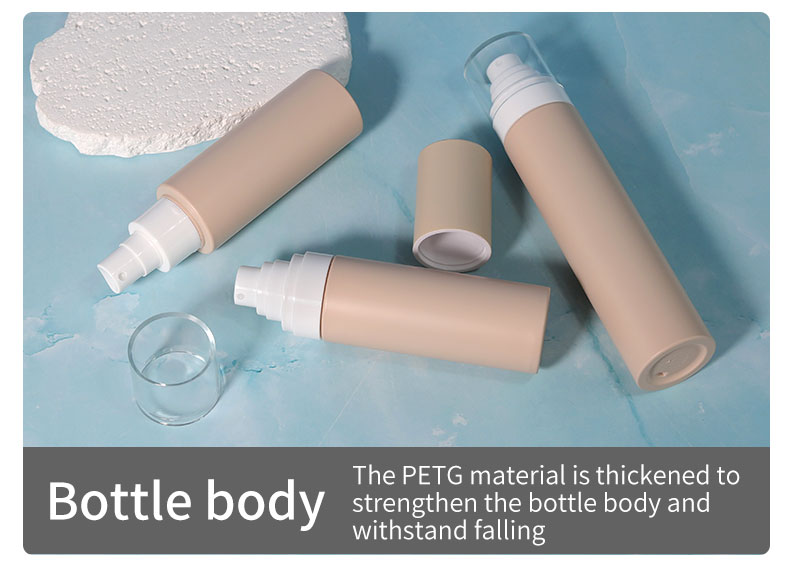 PETG Plastic Bottle Empty 60 ml 100 ml Serum Bottles For Lotion Cosmetics