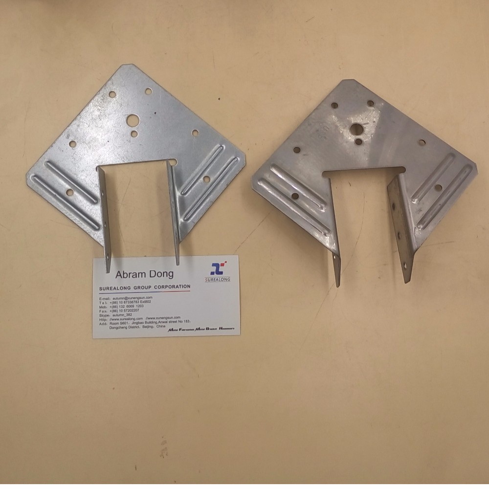 ISO9001 2008 Certified Galvanized Steel Joist Hangers For Wooden Connectors