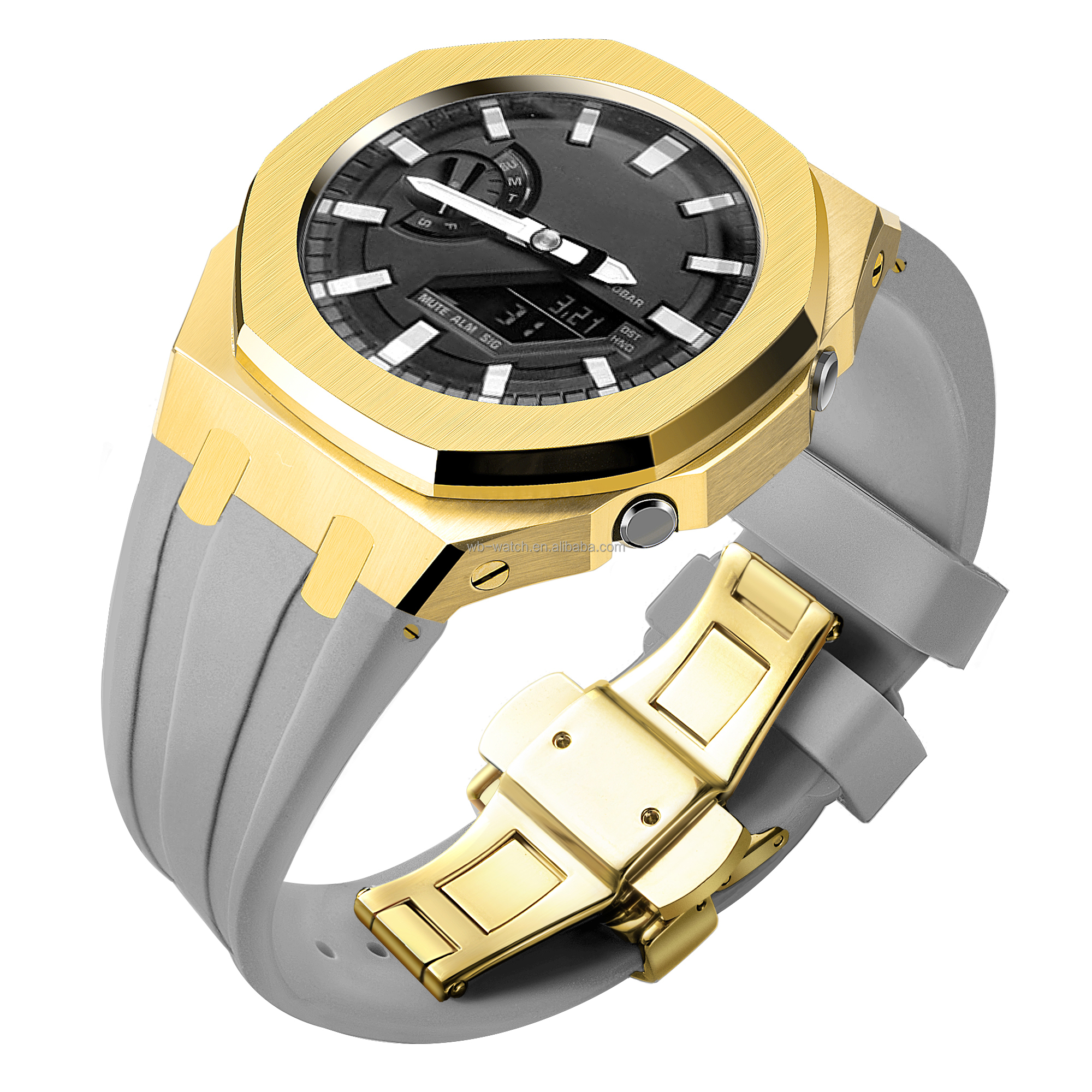 Gen 5 G Shock GA2100 Rubber Band Mod Kit For Casio Watch Modified Case Stainless Steel
