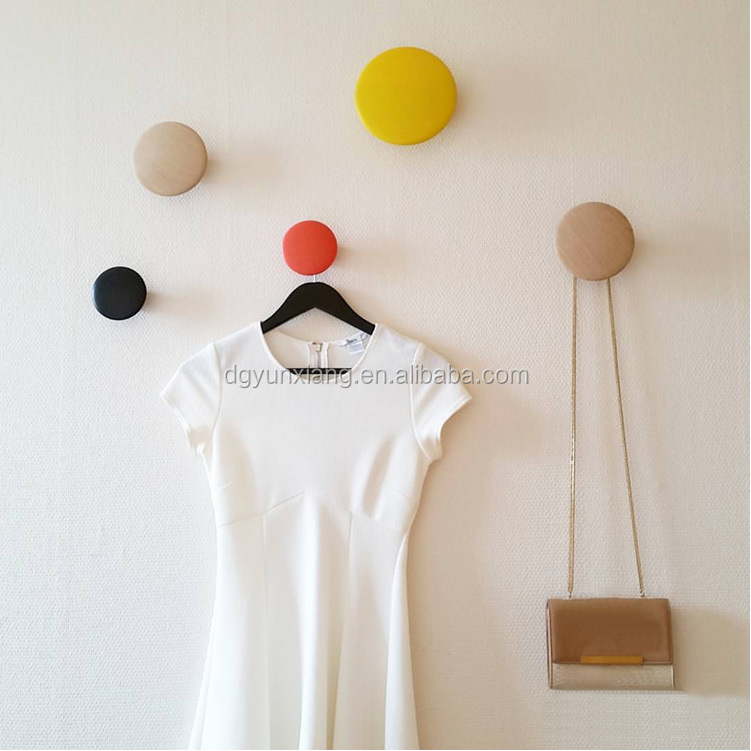 wooden Coat hook made from Ash wood super load bearing household effects