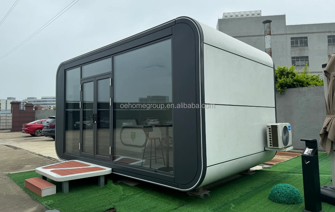 Fully Assembled Prefab Houses Customized Small Prefab House For Guard Room Prefab House Kit