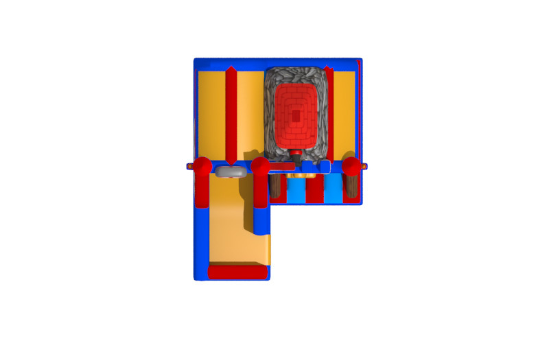 Inflatable Combos Warehouse Inflatable Jumping Castle Combo Slide Obstacle Bouncer Jumper