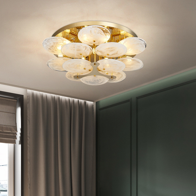 Modern Glass Industrial Retro Household Lamp Living Room chandelier ceiling lights（WH-CA-81)