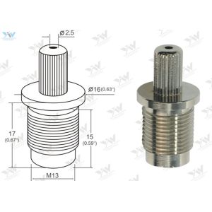 Ø 2.5 Mm Steel Wire Cable Grips Cable Bottom Exit Brass Material Self Lock Gliders