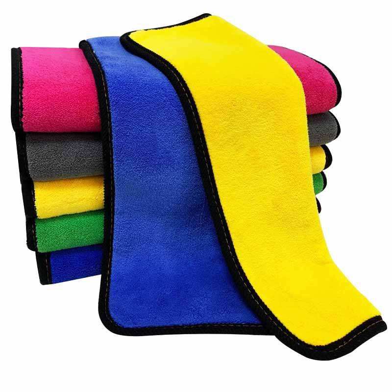 Super Absorbent Microfiber Towel for Car Drying and Make Up Removal Sports Pattern