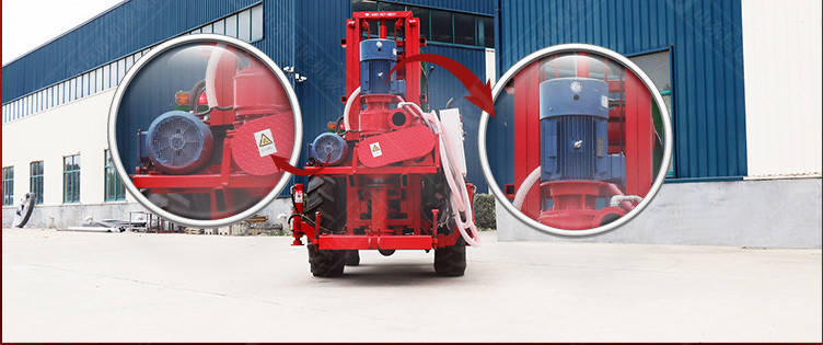 JZF-C Tractor Mounted Water Well Drilling Machine Forward And Reverse Cycle Rig