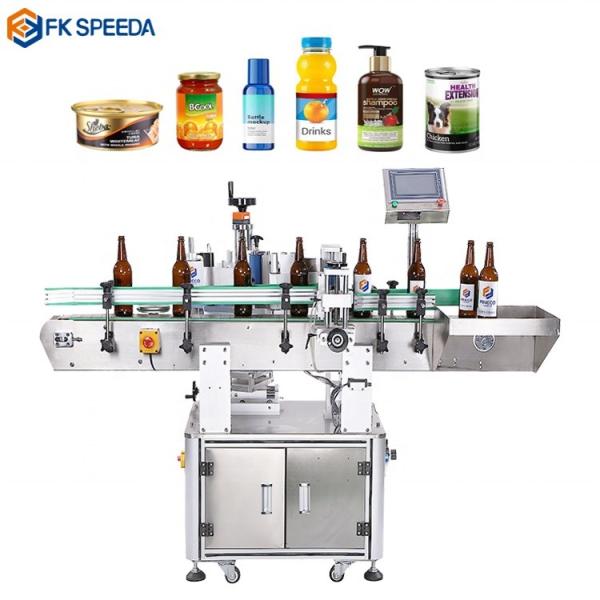 Wood Packaging Material Automatic Labeling Machine for Plastic Glass Wine
