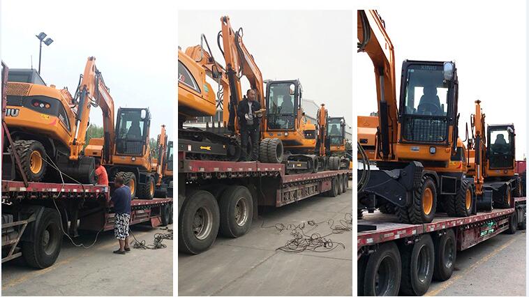 Mini Trench Digger Bucket Crawler Excavator Parts Length 3290 mm Width of track 230 mm