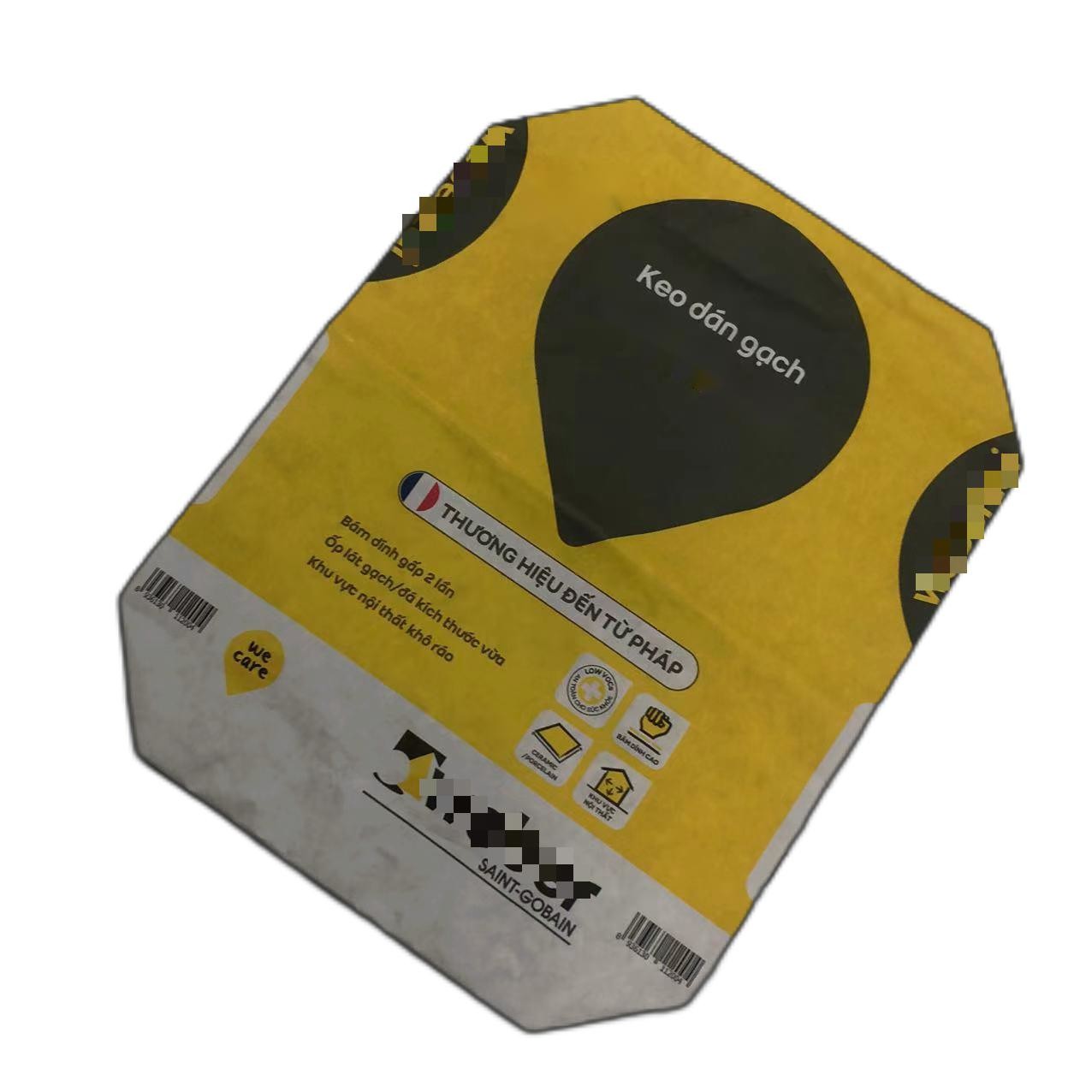 Industrial Valve Lamination Multi Wall Paper Sacks For Tile Adhesive Packaging