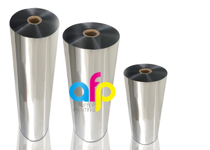 22 Mic PET Metalized Film , Lamination / Printing SGS Approval PET Plastic Film