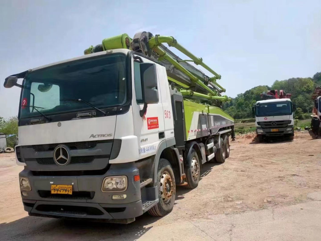 2018 Zml 56m Concrete Pump Truck Concrete Boom Pump Heavy Equipment