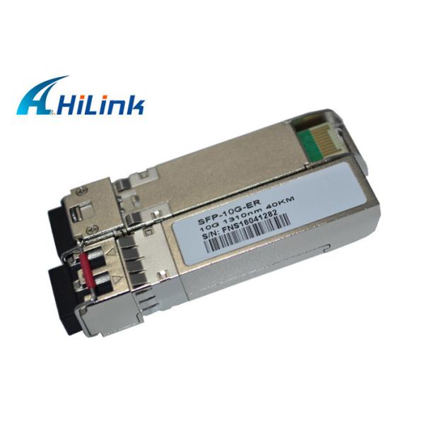 China ER 40km 1310nm SFP+ Optical Transceiver Module Compatible With Cisco / Mikrotic / Huawei on sale China ER 40km 1310nm SFP+ Optical Transceiver Module Compatible With Cisco / Mikrotic / Huawei on sale