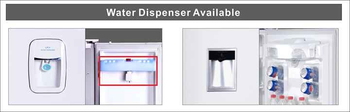 350L Big Capacity Double Door Upright Top Freezer Refrigerator Bcd-350