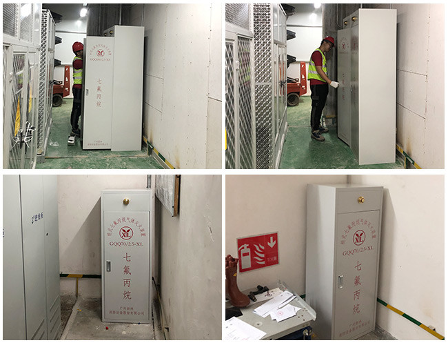 Automatic FM200 Electrical Cabinet Fire Suppression System Hfc227ea