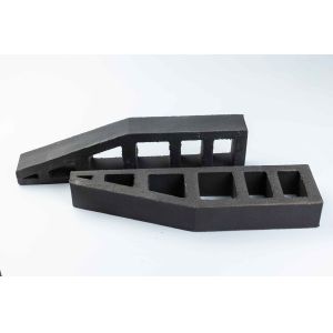 Different Shape Dark Grey Brick For Wall Design