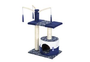  Comfortable Fabric Cat Climbing Frame Coral Fleece Material Good Breathability Manufactures