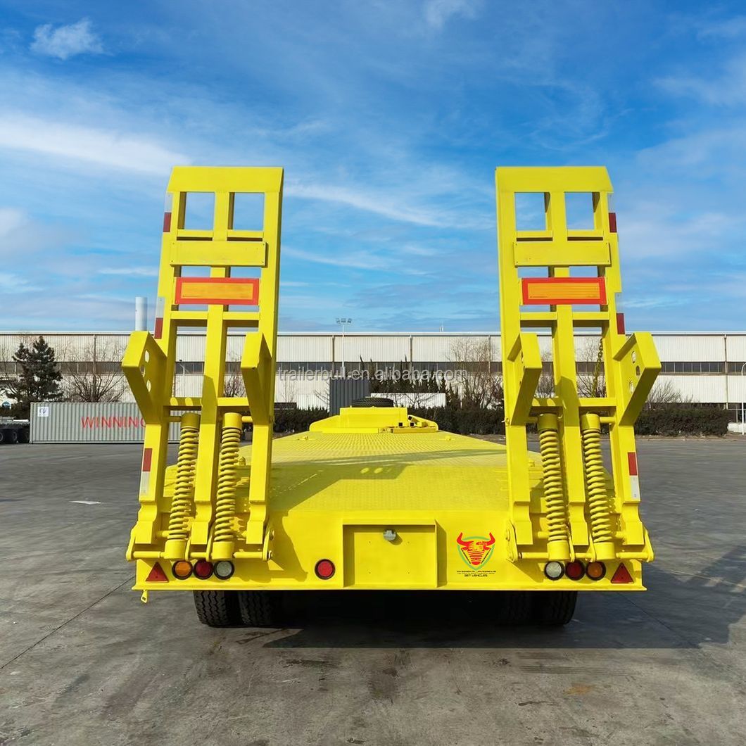 80t Capacity with 4 Axles Fixed Gooseneck Fgn Low Bed Trailer