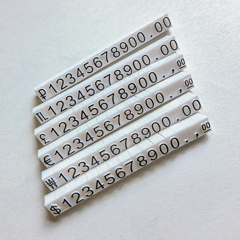 Customizable Jewelry Shop Pricing Tag Display Cube for Display Racks