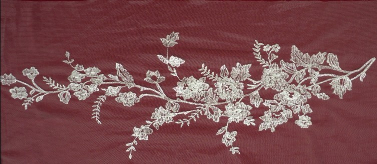 Apparel Accessories Embroidery Lace Applique for Bridal Dress