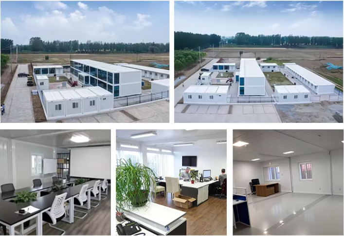 Portable Galvanized Steel Modular Prefab Houses For Camps Hospital Use