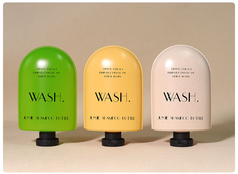 Customized 350ml 250ml HDPE Plastic Special Shampoo Bottle Wholesale Eco-Friendly Body Wash Pump Bottle