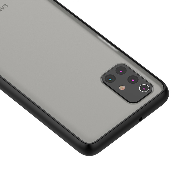 Skin Translucency Colorful DIY Button Phone Case Shockproof For Samsung Galaxy A12