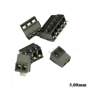  5.08mm / 0.2&quot; Pitch PCB Mounted Screw Terminal Blocks 2P 3P Combination Black Manufactures