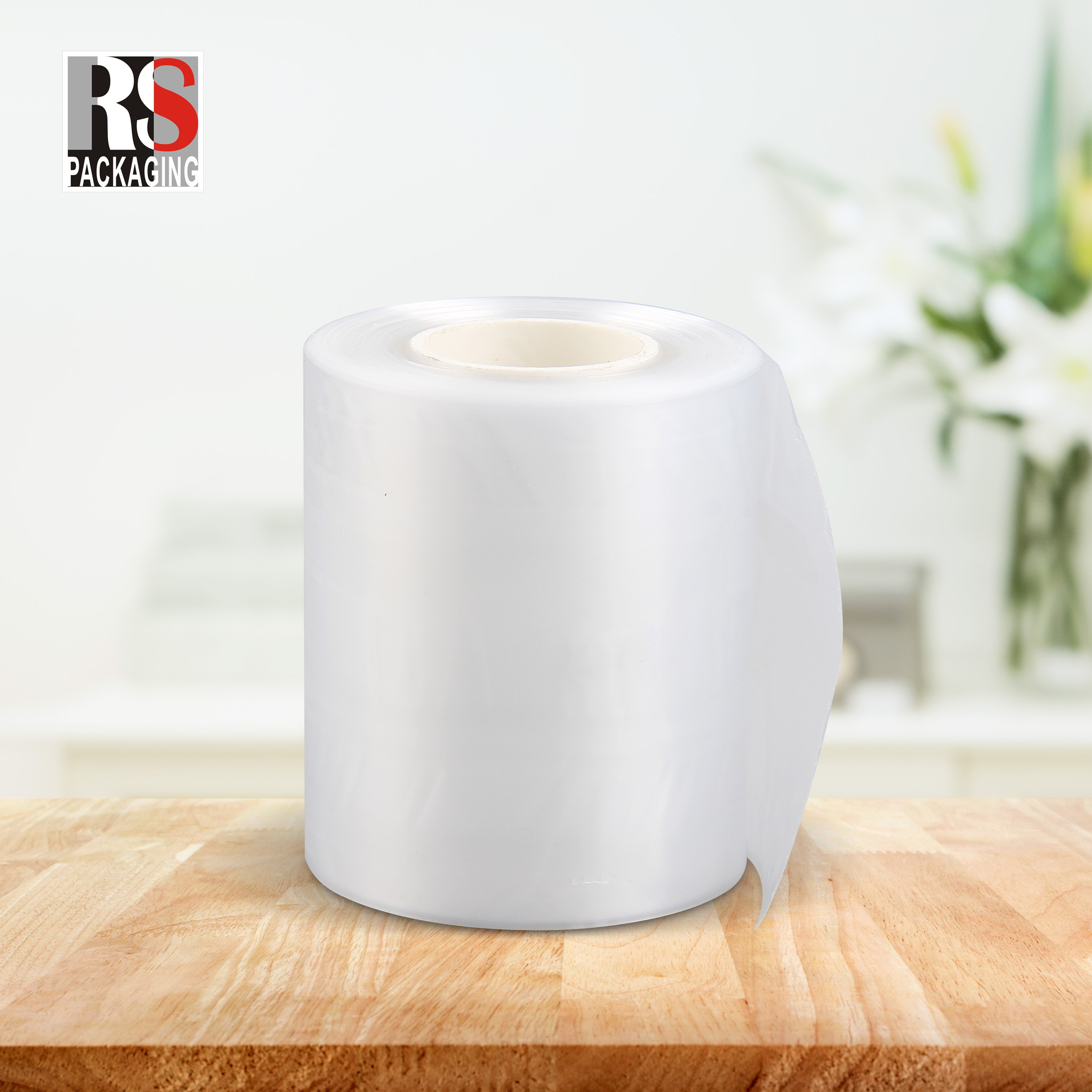 Clear Plastic Pre Opened Poly Bags On A Roll Auto Bag Gravure Printing Custom LOGO
