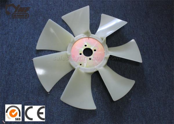 Quality Excavator Repair Parts JCB60 Rubber Cooling Fan With Efficient Cooling for sale