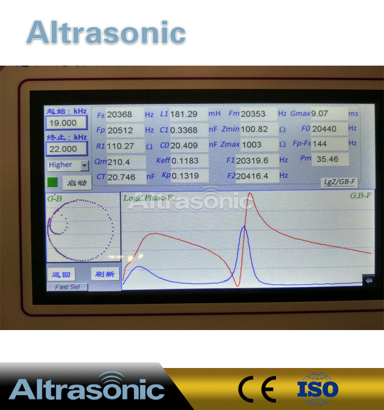 Ultrasonic Impedance Tester For Transducer Ceramic Horn