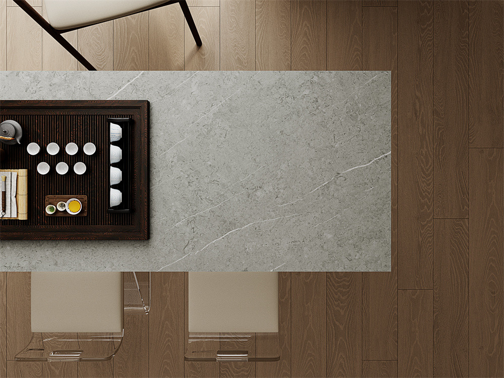 Rectangle Grey Matt 1420x2700mm Porcelain Rock Slab And Sintered Stone Slabs For Living Room And Countertop