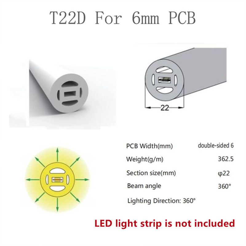 DC 12V Red LED Neon Flex with 50000 Working Lifetime and Hanging Mounting Installation