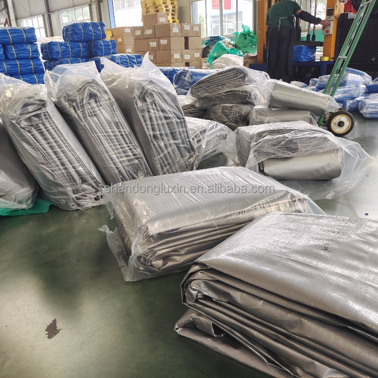Heavy Duty Waterproof PE Tarpaulin for Agriculture Industrial Cover Density 6*6-16*16