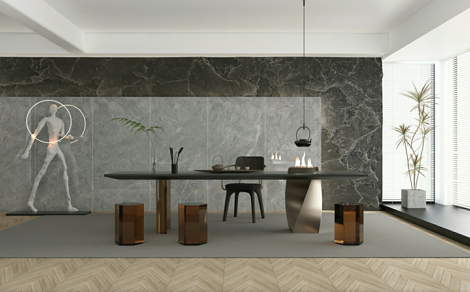 Wear-Resistant W.A 0.5% Water-Proof Interior Wall 900x1800x9mm Glazed Polished Porcelain Tile For Living Room And Bathroom