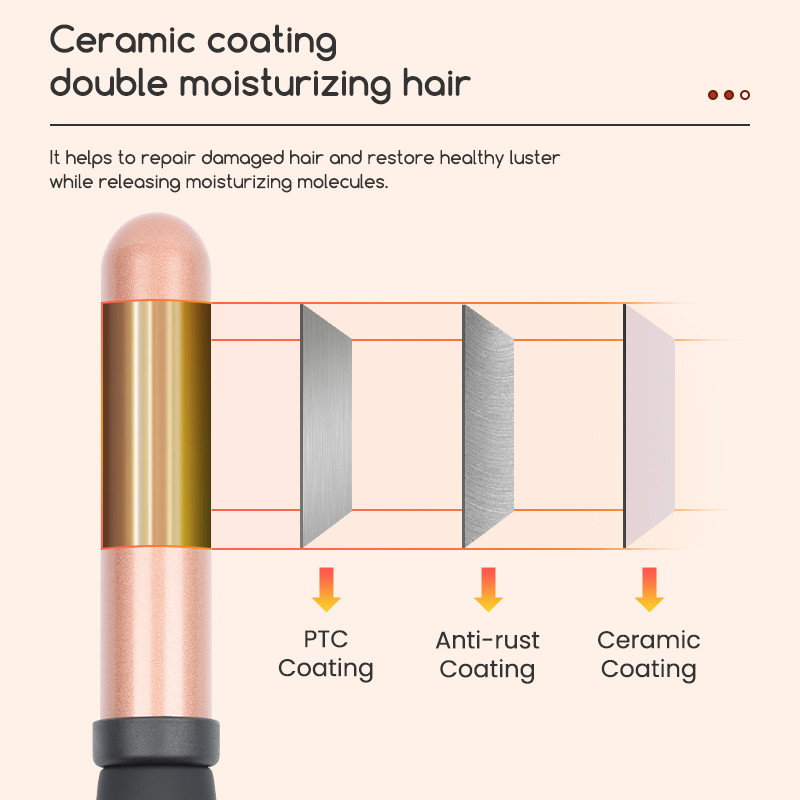 Custom Curling Irons And Hair Straighteners , Fast Heating Ceramic Curling Irons