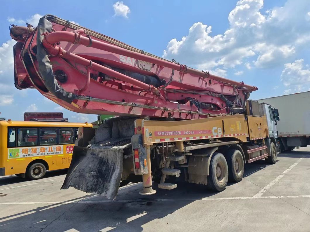 52m Concrete Pump Truck Heavy Equipment SA Ny Machine Equipment Concrete Boom Pump