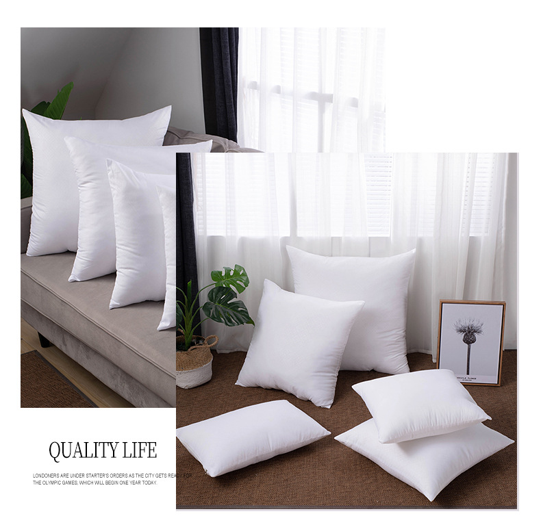 Custom Logo Accepted Floral Print Bedding Throw for Hotel Indoor Decorative Pillows