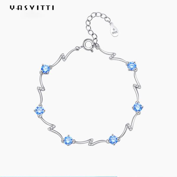 0.14oz 0.2m Sterling Silver Jewelry Bracelets Fiancée Adjustable Bangle Bracelet