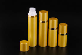 200 ml White Airless Pump Bottles Round Shape With Crown Cap Sealing