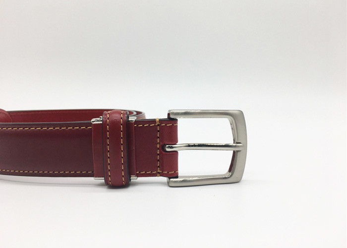 Women'S Fashion Leather Jeans Dress Belt With Metal Pin Buckle For Business And Casual Occasion