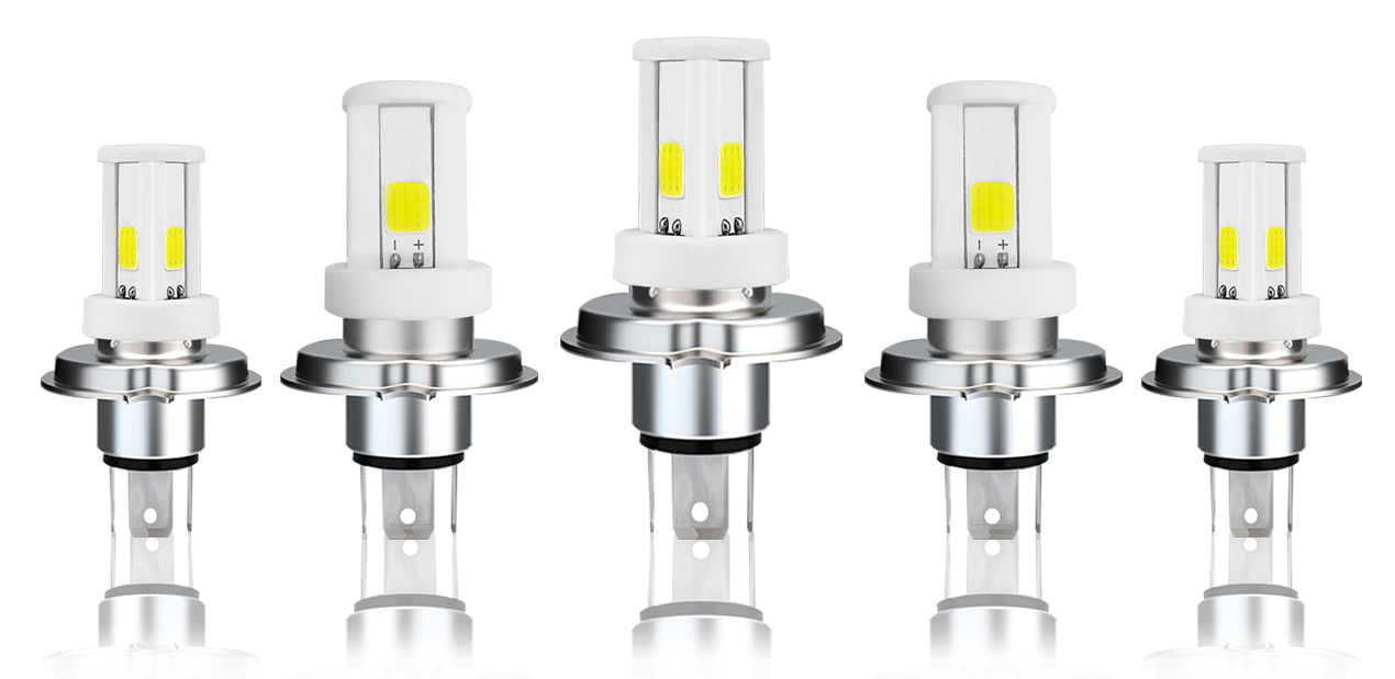6500K H4 Motorcycle Bulb M4 Led Motorcycle Headlight Replacement