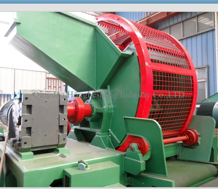 Iron Scrap Metal Waste Tires Shredder Machine For Plastic Film , Wood