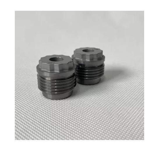 China Manufacture Cemented Carbide Thread Nozzle For Bits Mining And Oil Field