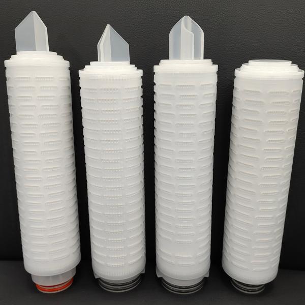 10 Inch Pleated Filter Cartridge 0.45 Micron 2.5 Inch Pp Pleated Filter