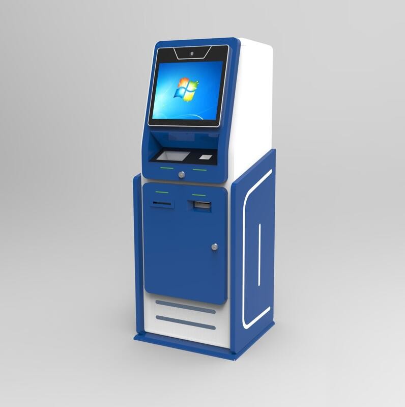 2 Way Digital Cryptocurrency Bitcoin ATM Kiosk 17inch For Gas Station